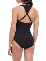 Painterly One-Piece Swimsuit