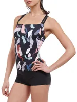 Printed Tankini Top