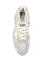Running Dad Net Suede And Spur Leather Star Sneakers