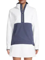 Aubree Hybrid Fleece Pullover Jacket