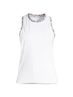 Coco Floral-Trim Active Tank