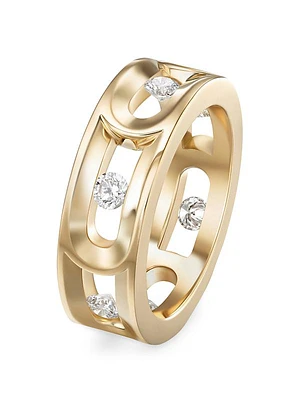 Kira 18K Yellow Gold & TCW Diamond Ring