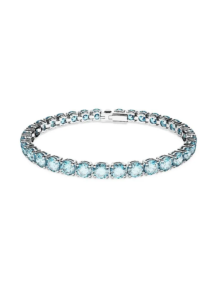 Matrix Chroma Rhodium-Plated Tennis Bracelet