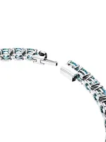 Matrix Chroma Rhodium-Plated Tennis Bracelet