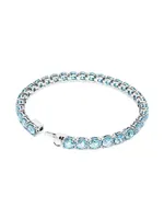 Matrix Chroma Rhodium-Plated Tennis Bracelet