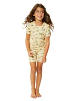 Baby, Little Kid's & 2-Piece Love You Brunches Pajama Shorts Set