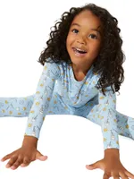 Little Kid's & Two-Piece Milk Cookies Pajama Set