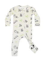 Baby's & Little Kid's Panda Bamboo Convertible Footie