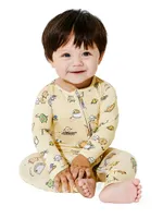 Baby's & Little Kid's Love You Brunches Convertible Footie