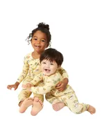 Baby's & Little Kid's Love You Brunches Convertible Footie