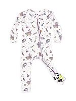 Baby Girl's & Little Girl's Pinata Print Convertible Footie