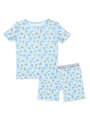 Baby Boy's, Little Boy's & Milk Cookies T-Shirt Shorts Set