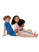 Baby Boy's, Little Boy's & 2-Piece Racecar Print Pajama Shorts Set