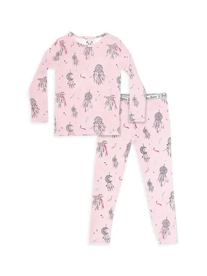 Baby Girl's, Little Girl's & Dreamcatcher Print Pajamas Set