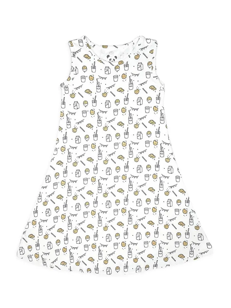 Baby Girl's Little & Milk Cookies Sleeveless Dress