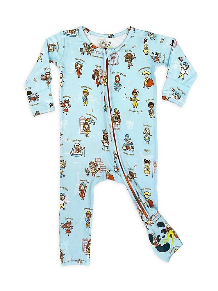 Baby's & Little Kid's Goodnight World Convertible Footie