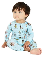 Baby's & Little Kid's Goodnight World Convertible Footie