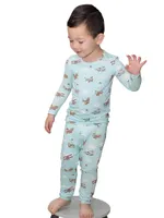 Baby Boy's & Little Vintage Airplanes Long-Sleeve Shirt Pants Pajama Set