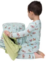 Baby Boy's & Little Vintage Airplanes Long-Sleeve Shirt Pants Pajama Set