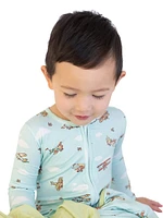 Baby Boy's & Little Vintage Airplanes Convertible Footie