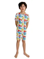 Baby Boy's, Little Boy's & Comic Hero T-Shirt Shorts Pajama Set