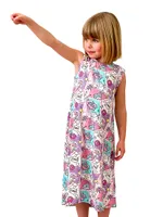 Baby Girl's & Little Comic Sleeveless Dress