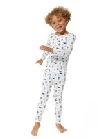 Baby Boy's & Little Pirate Long-Sleeve Shirt Pants Pajama Set