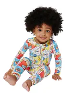 Baby Boy's & Little Comic Hero Convertible Footie