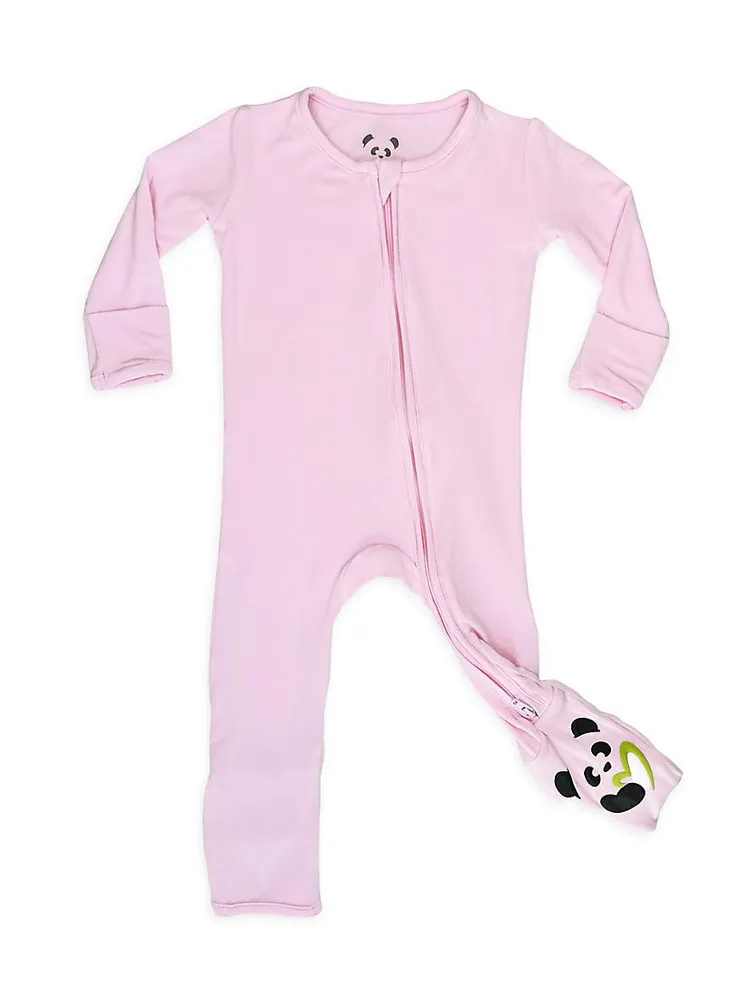 Baby Girl's & Little Blush Convertible Footie