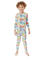 Baby Boy's, Little Boy's & Boy's Comic Hero Long-Sleeve Shirt & Pants Pajama Set