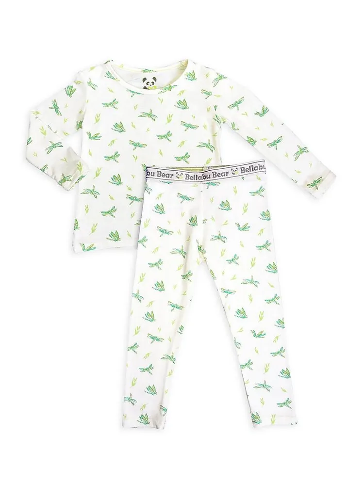 Baby Boy's & Little Dragonfly Print Pajama Set