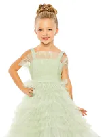 Little Girl's & Girl's Tulle Ruffle Dress