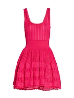 Pleated Crinoline Minidress