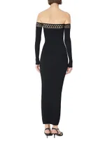 Vienne Strapless Cut-Out Maxi Dress