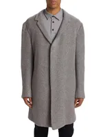 Cahmere & Wool-Blend Overcoat