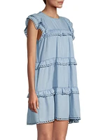 Denim Shift Dress