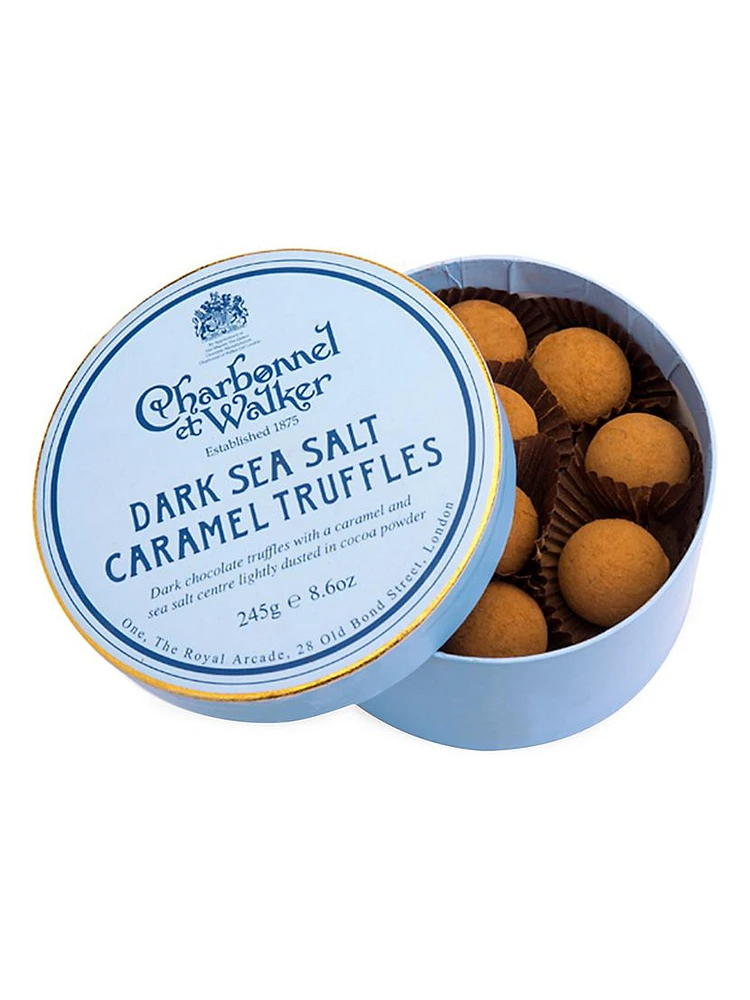 Dark Sea Salt Caramel Truffles