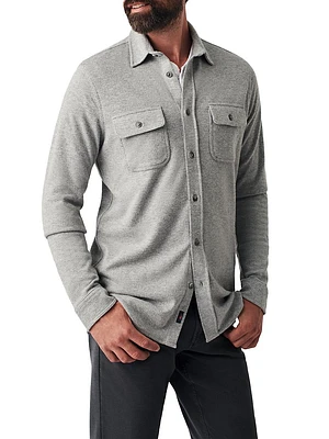 Legend Knit Button-Up Shirt