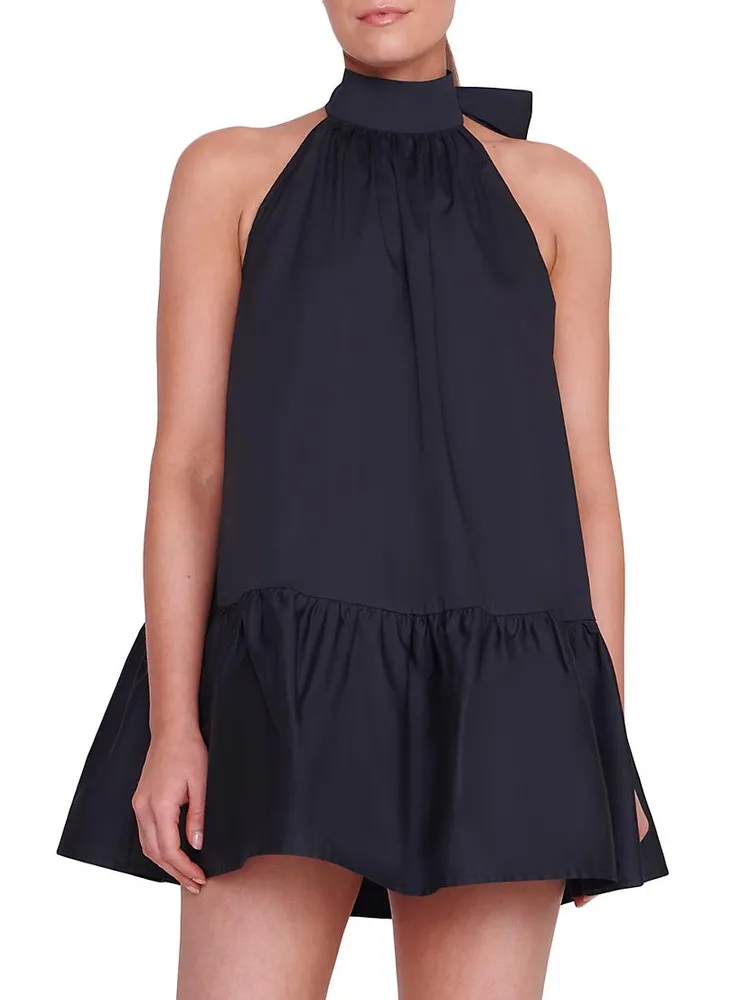 Marlowe Halter Flounce Minidress