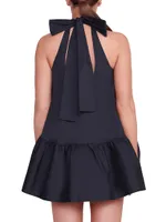 Marlowe Halter Flounce Minidress