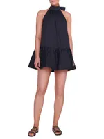 Marlowe Halter Flounce Minidress