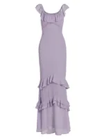 Tripoli Ruffled Maxi Dress