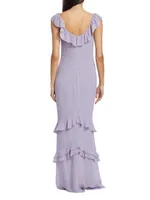 Tripoli Ruffled Maxi Dress