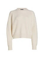 Cornwall Rib-Knit Cashmere Sweater