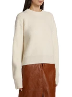 Cornwall Rib-Knit Cashmere Sweater