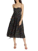 Ditsy Floral Midi-Dress