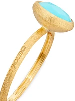 Jaipur Color 18K Yellow Gold & Turquoise Ring