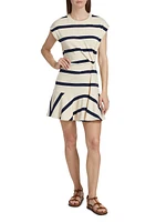 Maeve Knot-Front Jersey Minidress