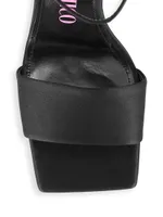 Cheope 105MM Satin Wedge Sandals