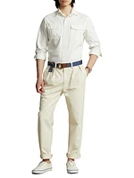 Chino Button-Front Shirt